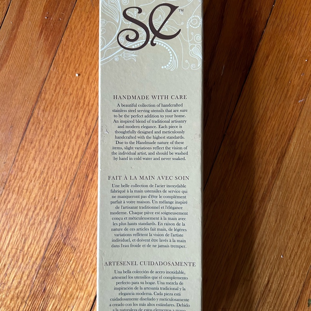 Handmade silver cake server - Picture 2 of 3